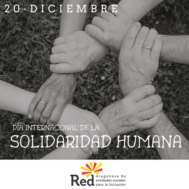 Día Internacional De La Solidaridad Humana Red Aragonesa De Inclusión 2909